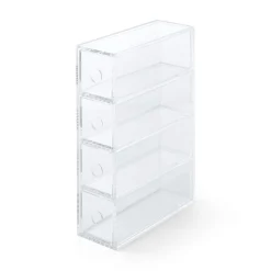 Muji Boîte 4 tiroirs en acrylique L6.7X P17.5X H25cm