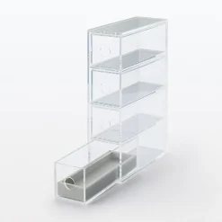 Muji Boîte 4 tiroirs en acrylique L6.7X P17.5X H25cm