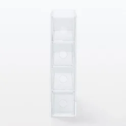 Muji Boîte 4 tiroirs en acrylique L6.7X P17.5X H25cm