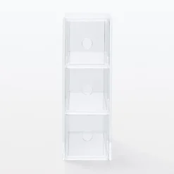 Clearance Muji Boîte acrylique 3 tiroirs L8.6X P17X H25.2cm