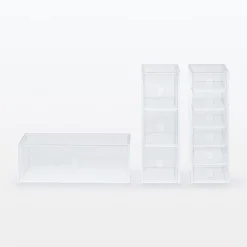 Clearance Muji Boîte acrylique 3 tiroirs L8.6X P17X H25.2cm