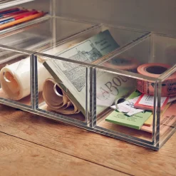 Clearance Muji Boîte acrylique 3 tiroirs L8.6X P17X H25.2cm