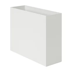 Discount Muji Boîte archive droite grise en PP L10X P32X H24cm