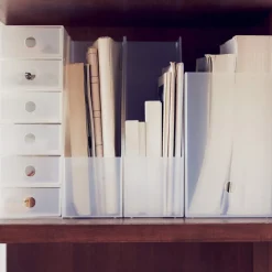 Outlet Muji Boîte archive en biais en PP L10X P27.7X H31.6cm