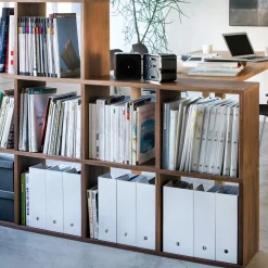 Best Muji Boîte archive grise en biais large en PP L15X P31.8X H27.6cm