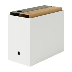 New Muji Boîte archive grise large en PP L15X P32X H24cm