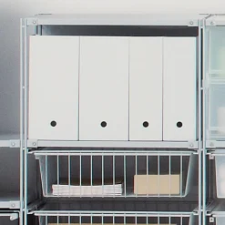 New Muji Boîte archive grise large en PP L15X P32X H24cm