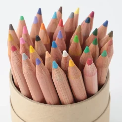 Muji Boîte de 36 mini‐crayons de couleur