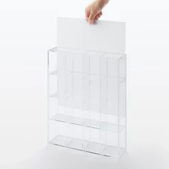 Clearance Muji Boîte de collection en acrylique - 4 x 4