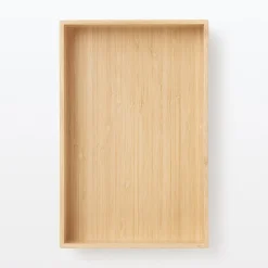 Muji Boîte de rangement en bambou L17X P26X H5.5cm