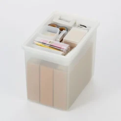 Sale Muji Boîte de rangement ouverte en PP ‐ 25cm L