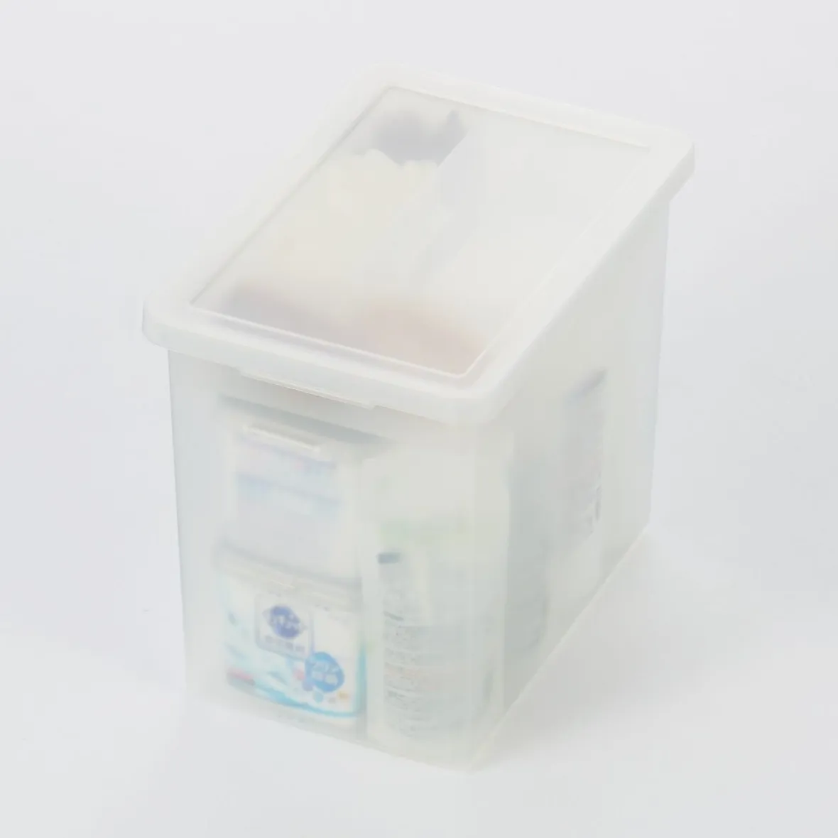 Sale Muji Boîte de rangement ouverte en PP ‐ 25cm L