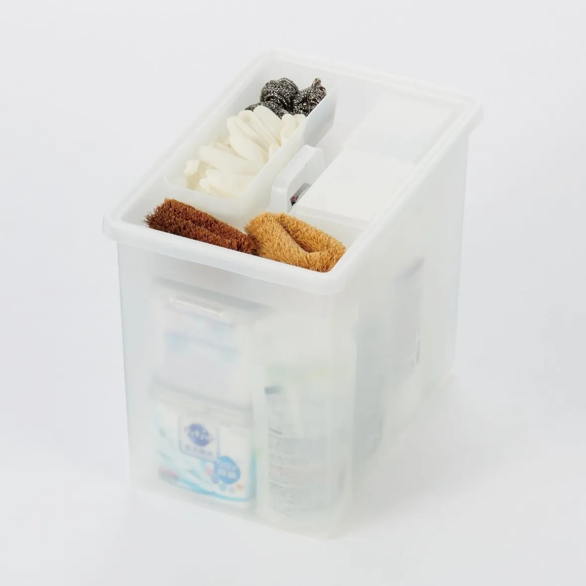 Sale Muji Boîte de rangement ouverte en PP ‐ 25cm L