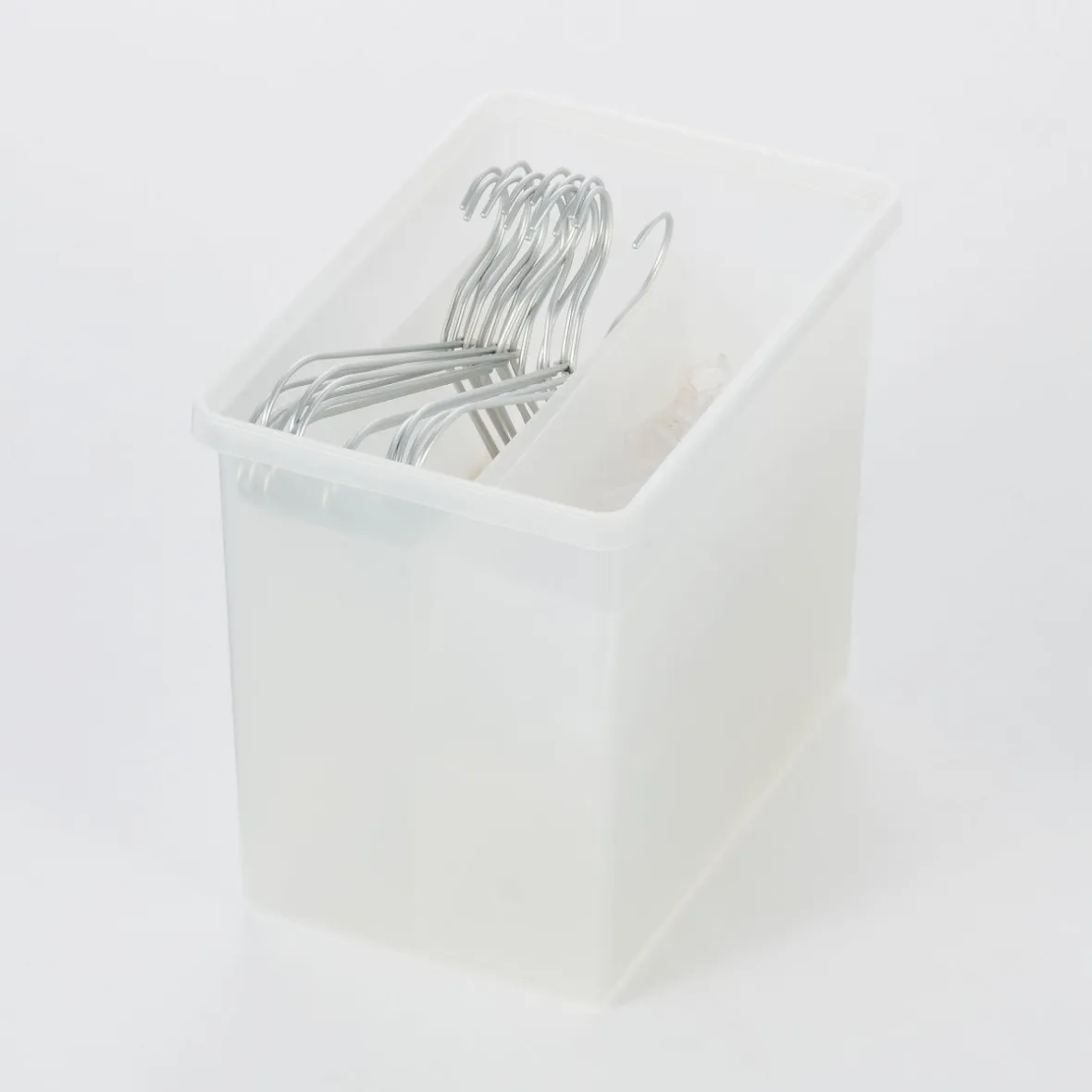 Sale Muji Boîte de rangement ouverte en PP ‐ 25cm L