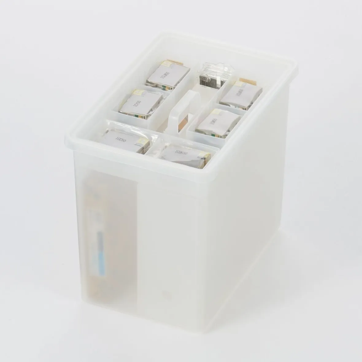 Sale Muji Boîte de rangement ouverte en PP ‐ 25cm L