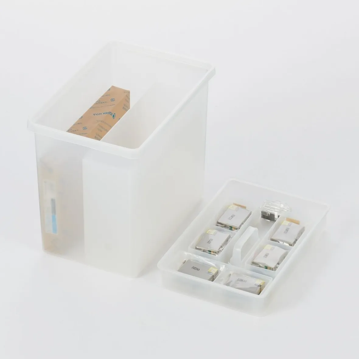 Sale Muji Boîte de rangement ouverte en PP ‐ 25cm L