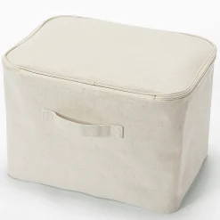 Best Muji Boîte de rangement souple avec couvercle rectangle L37X P26X H26cm