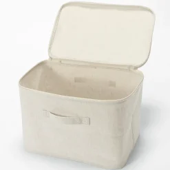Best Muji Boîte de rangement souple avec couvercle rectangle L37X P26X H26cm
