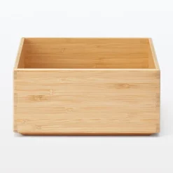 Best Muji Boîte empilable en bambou, 26 x 18.5 x 8.5 cm
