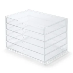 Clearance Muji Boîte en acrylique 5 tiroirs L25.5X P17X H16cm