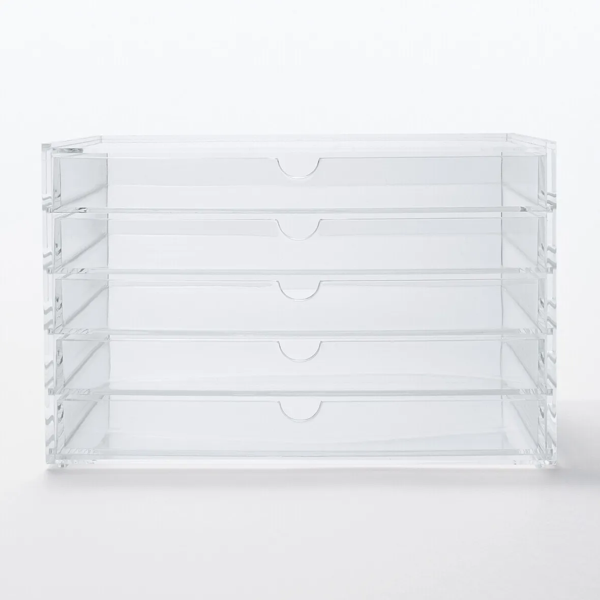 Clearance Muji Boîte en acrylique 5 tiroirs L25.5X P17X H16cm