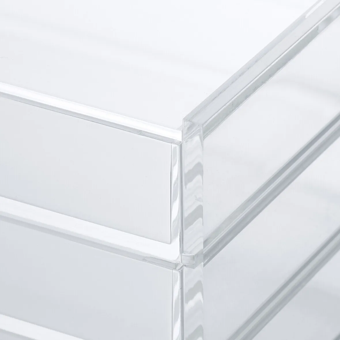 Clearance Muji Boîte en acrylique 5 tiroirs L25.5X P17X H16cm