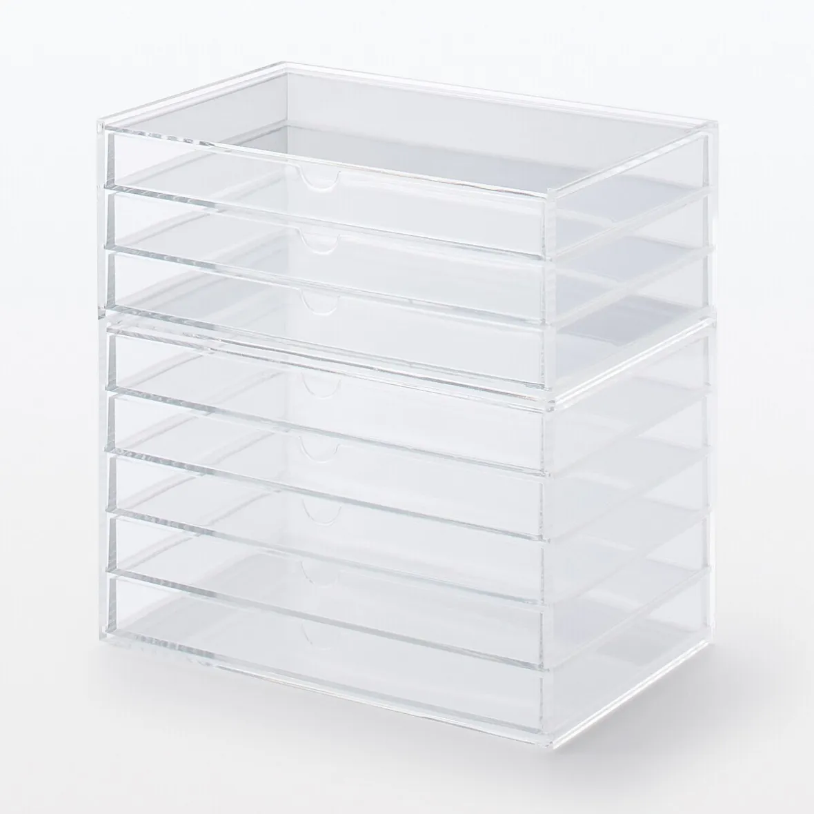 Clearance Muji Boîte en acrylique 5 tiroirs L25.5X P17X H16cm