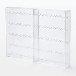 Muji Boîte en acrylique pour colliers et boucles d'oreilles L17.5X P8.8X H25cm