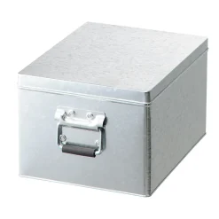 Outlet Muji Boîte en métal galvanisé L
