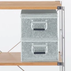 Outlet Muji Boîte en métal galvanisé L