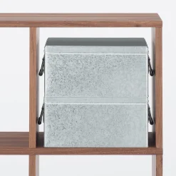 Outlet Muji Boîte en métal galvanisé L