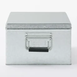 Outlet Muji Boîte en métal galvanisé L