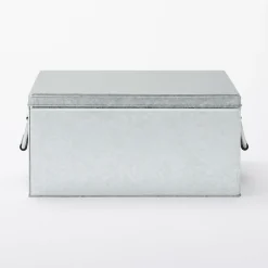 Outlet Muji Boîte en métal galvanisé L