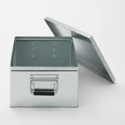 Outlet Muji Boîte en métal galvanisé L