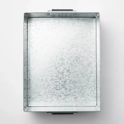 Outlet Muji Boîte en métal galvanisé L