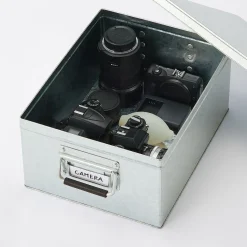 Outlet Muji Boîte en métal galvanisé L