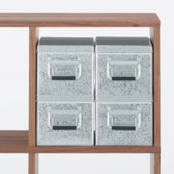 Best Muji Boîte en métal galvanisé L19X P29X H16cm