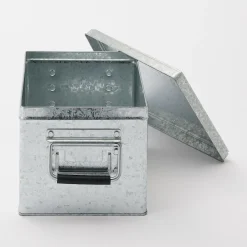 Best Muji Boîte en métal galvanisé L19X P29X H16cm