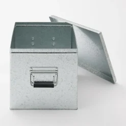 Online Muji Boîte en métal galvanisé L26X P37X H24cm