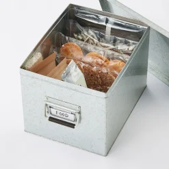 Online Muji Boîte en métal galvanisé L26X P37X H24cm