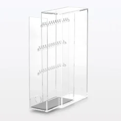 Best Muji Boîte pour boucles d'oreilles et colliers en acrylique L6.7X P13X H25cm