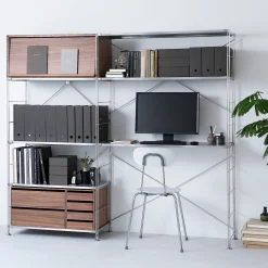 Clearance Muji Boîtes archives A4 en kraft (Lot de 5)