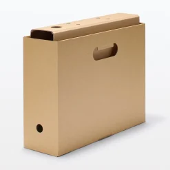 Clearance Muji Boîtes archives A4 en kraft (Lot de 5)