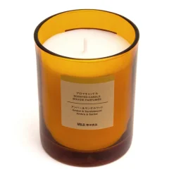 Online Muji Bougie 1 mèche ambre et bois de santal