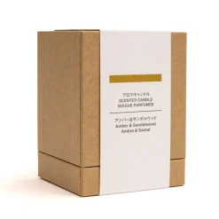 Online Muji Bougie 1 mèche ambre et bois de santal