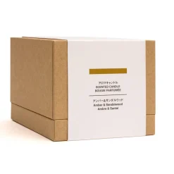 Best Muji Bougie 3 mèche ambre et bois de santal