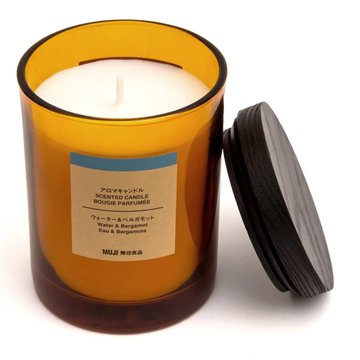 Muji Bougie 1 mèche eau et bergamote