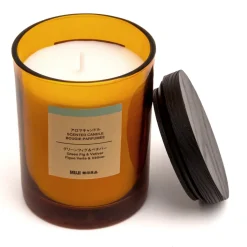 Sale Muji Bougie 1 mèche figue verte et vétiver