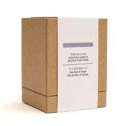 Online Muji Bougie 1 mèche sel de mer et sauge