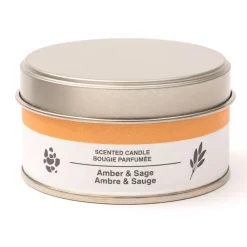 Discount Muji Bougie Métal ‐ Ambre et sauge